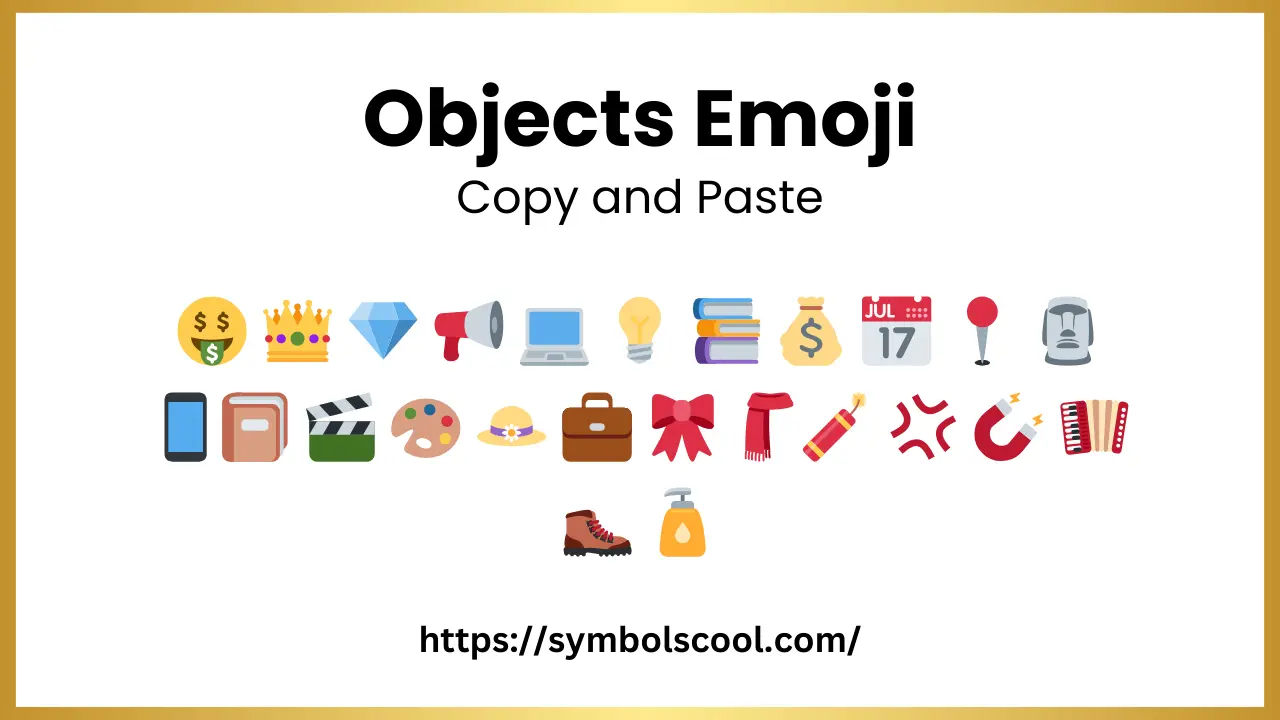 All Objects Emoji Symbols in 2024