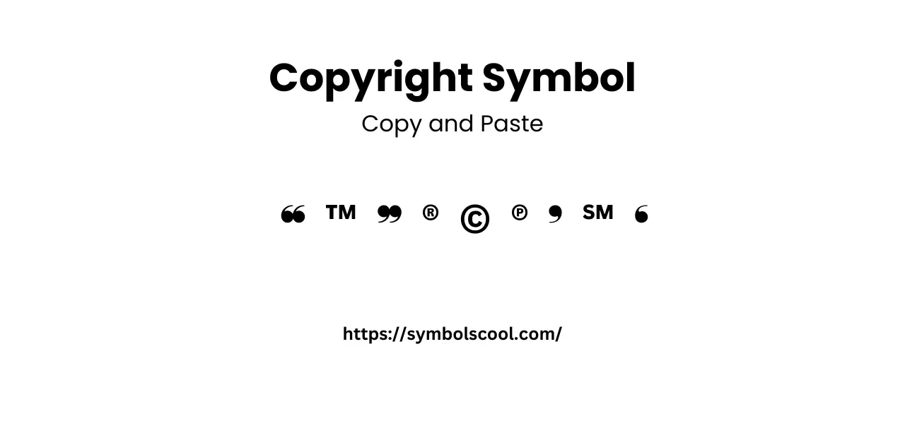 Copyright Symbol Copy and Paste - MyCoolSymbols