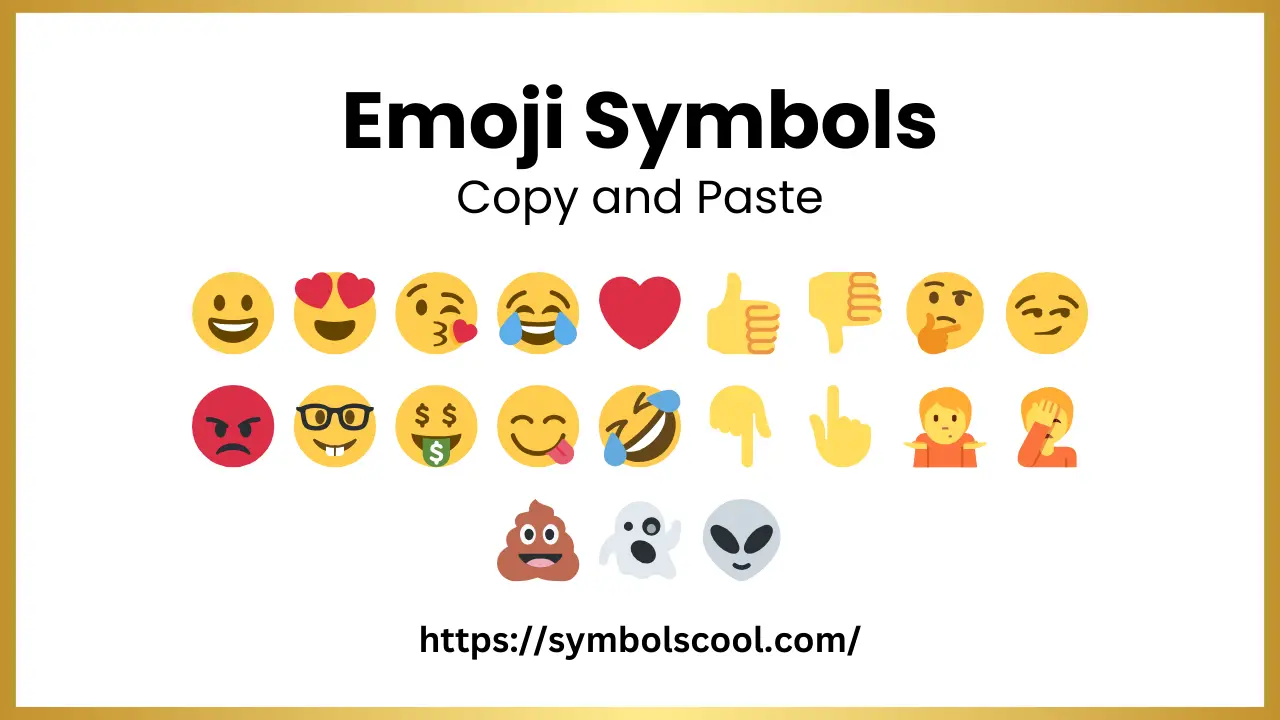 Emoji Symbols Copy and Paste - MyCoolSymbols